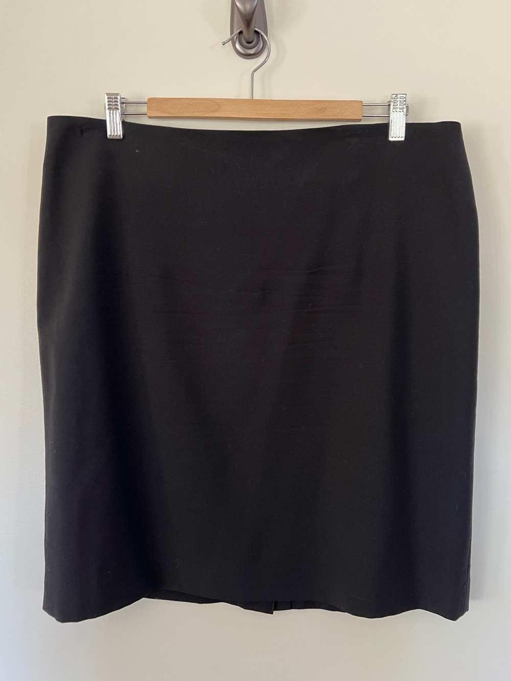 Talbots Black Tailored Pencil Skirt